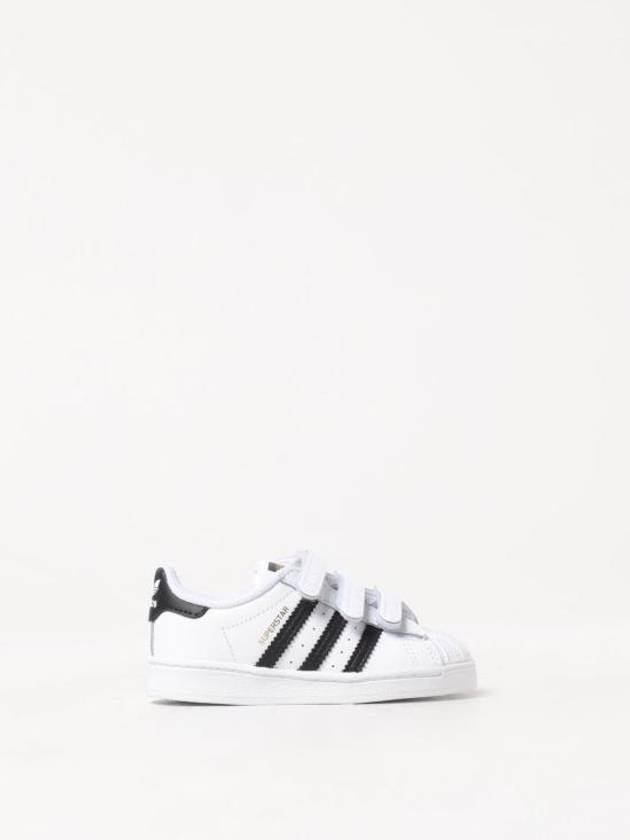 Kids Superstar Velcro Sneakers White - ADIDAS - BALAAN 1