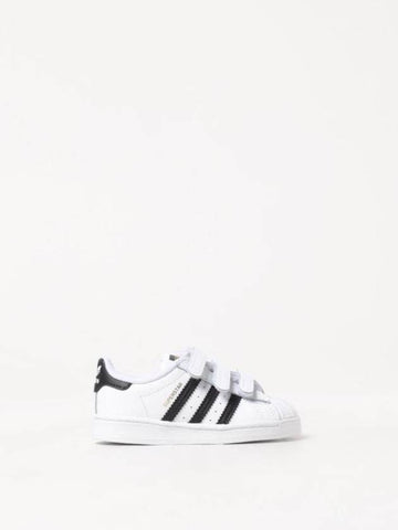 Kids Superstar Velcro Sneakers White - ADIDAS - BALAAN 1