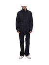 Men's Lez Rain Zip Up Jacket Black - MONCLER - BALAAN 4