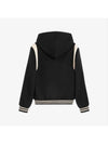 Teddy Cashmere Wool Hooded Jacket Black - CELINE - BALAAN 3