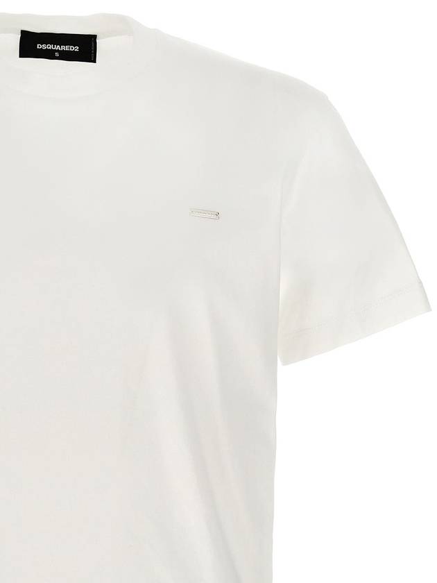 Short Sleeve T-Shirt S74GD1253S24662100 White - DSQUARED2 - BALAAN 4