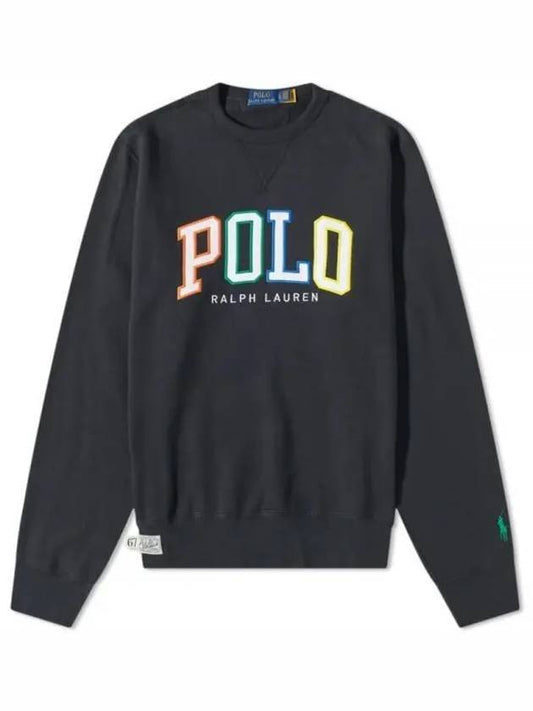 Color Logo Sweatshirt Black - POLO RALPH LAUREN - BALAAN 1