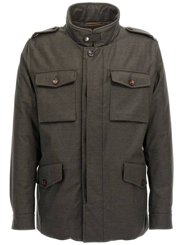 Moorer Dark Green Down Jacket - MOORER - BALAAN 2