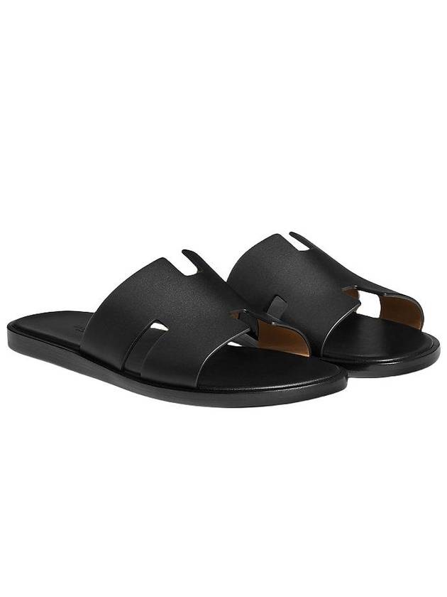 Izmir Slippers Black - HERMES - BALAAN 1