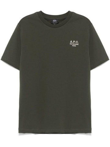 Standard Grand VPC Short Sleeve T-Shirt Green - A.P.C. - BALAAN 1