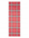 Check Wool Silk Scarf Red - BURBERRY - BALAAN 2