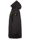 Opaque Nyoln Twill Down Parka Black - STONE ISLAND - BALAAN 5