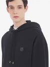 Bold Fox Head Patch Oversize Hoodie Black - MAISON KITSUNE - BALAAN 8