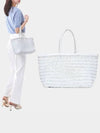 Triple Jump Big Weaving Tote Bag 8810 WHITE - DRAGON DIFFUSION - BALAAN 2