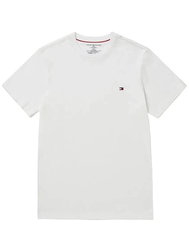 Core Flag Short Sleeve T-Shirt White - TOMMY HILFIGER - BALAAN 4