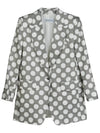 Zenone Silk Twill Jacket Light Grey - MAX MARA - BALAAN 1