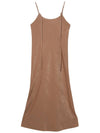 slip dress camel - IMIRK - BALAAN 4