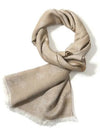 Tamara Organic Cotton Scarf Light Camel - MULBERRY - BALAAN 2