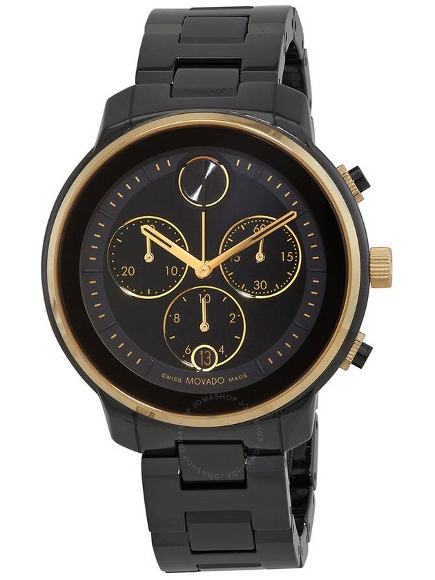 Movado Bold Verso Chronograph Quartz Black Dial Ladies Watch 3600932 - MOVADO - BALAAN 1