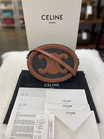 Daol Merchant Store Cuir Triomphe Oval Bag 198602 Condition A - CELINE - BALAAN 1