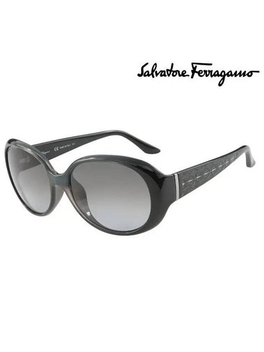 Eyewear Round Sunglasses Black - SALVATORE FERRAGAMO - BALAAN 1