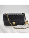 Classic New Mini Gold Ball Women s Cross Bag Black Lambskin AS1787 - CHANEL - BALAAN 7