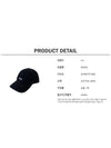 Yoji Yamamoto Logo Ball Cap Black - Y-3 - BALAAN 8