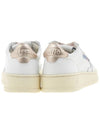 Medalist Goatskin Low Top Sneakers Gold White - AUTRY - BALAAN 5