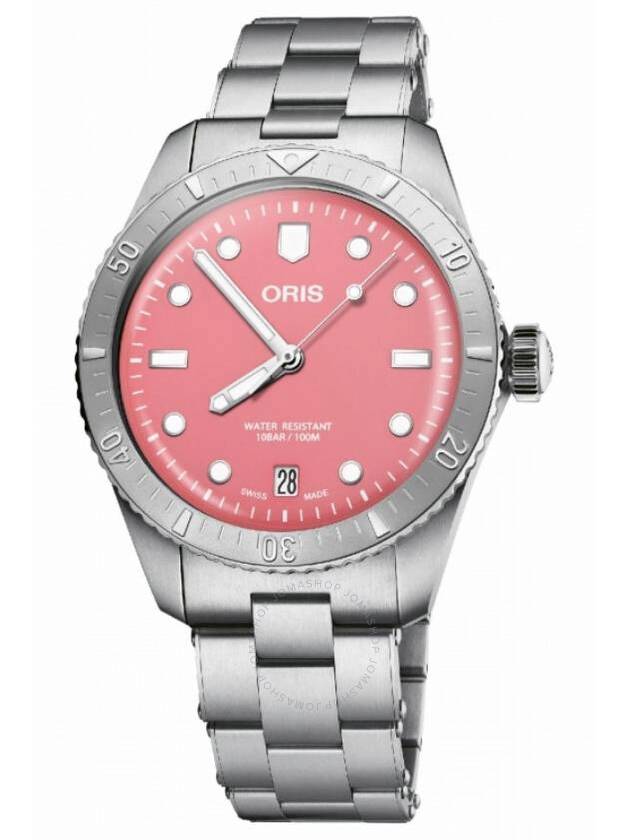 Oris Oris Divers 38mm Sixty-Five Automatic Cotton Candy Pink Dial Watch 01 733 7771 4058-07 8 19 18 - ORIS - BALAAN 1