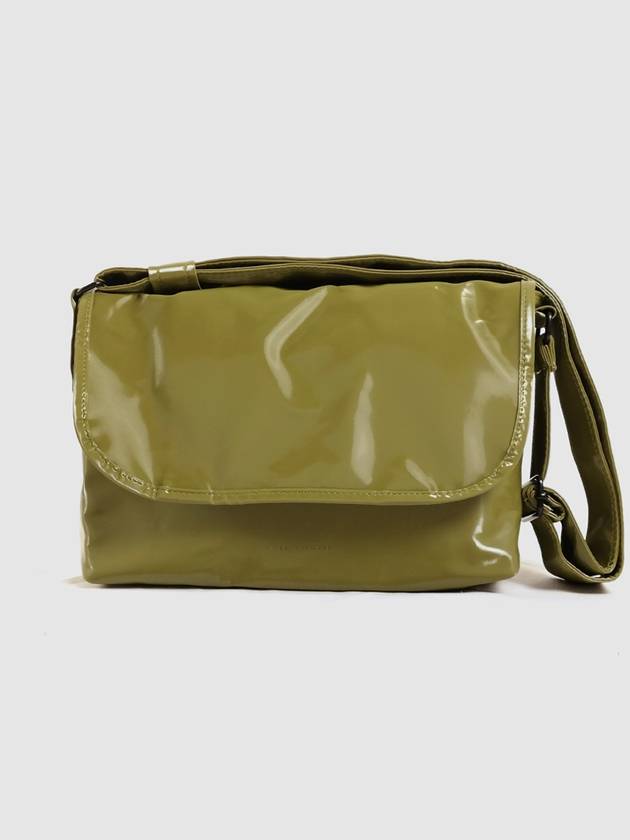 Chert Flap Faux Leather Cross Bag Olive Green - MEETMETMEET - BALAAN 1