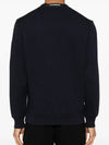 Diagonal Raised Fleece Sweatshirt Navy - CP COMPANY - BALAAN 5