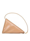 Prisma Triangle Leather Shoulder Bag Beige - MARNI - BALAAN 2