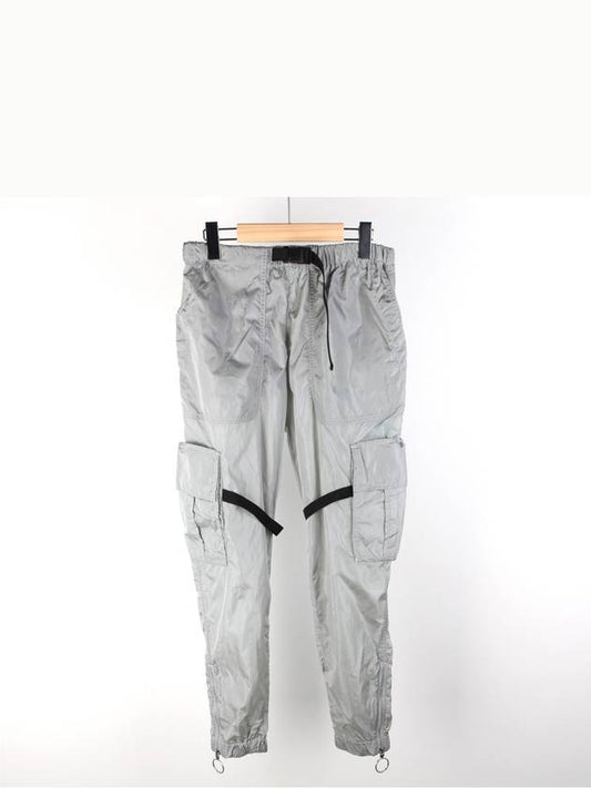Parachute Cargo Pants Gray OMCF004R - OFF WHITE - BALAAN 1