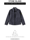 Membrana Overshirt Pocket Zip-up Jacket Navy - STONE ISLAND - BALAAN 3