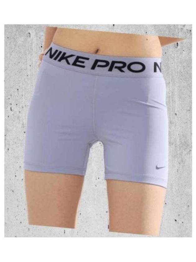 Women's Pro 365 5'' Shorts Light Purple - NIKE - BALAAN 2