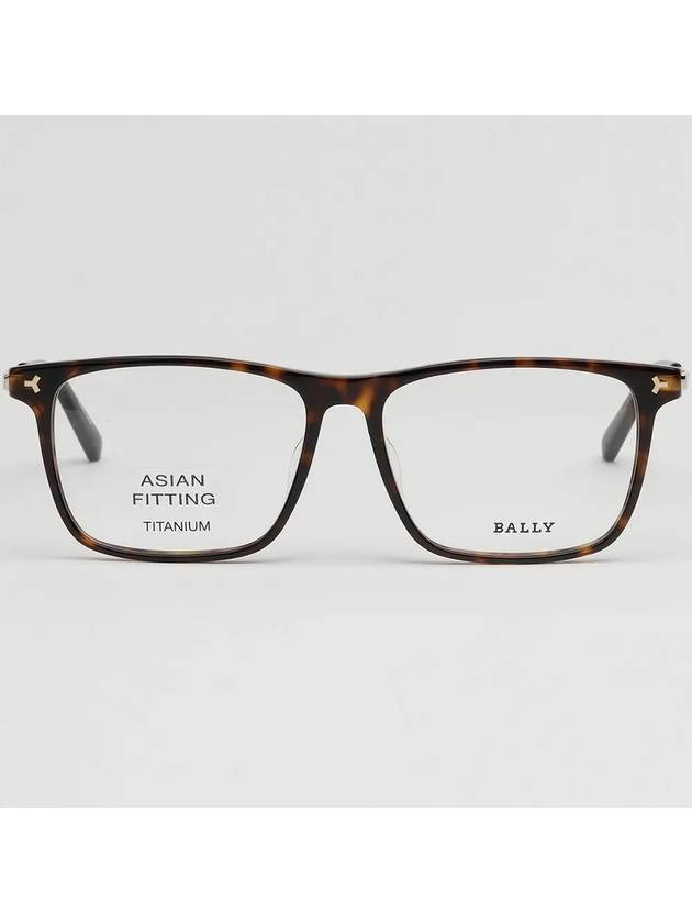 Titanium glasses frame BY5057D 052 Asian fit square horn frame lightweight - BALLY - BALAAN 3