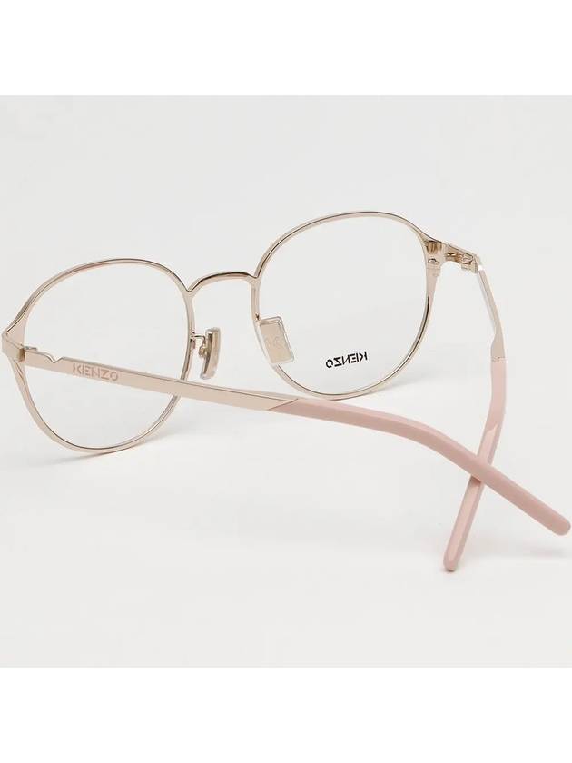 Glasses Frame KZ50128U 032 Gold Frame Glasses - KENZO - BALAAN 4