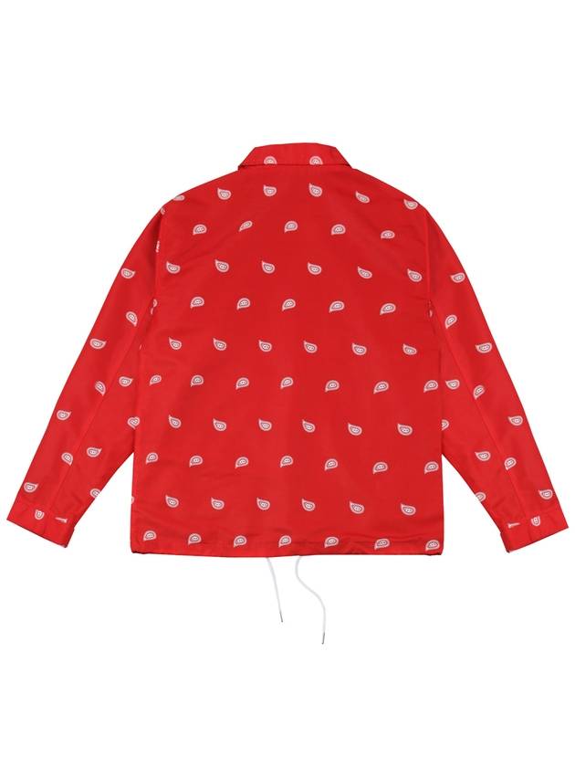 paisley logo coach jacket red - ARCANE FUNK - BALAAN 3