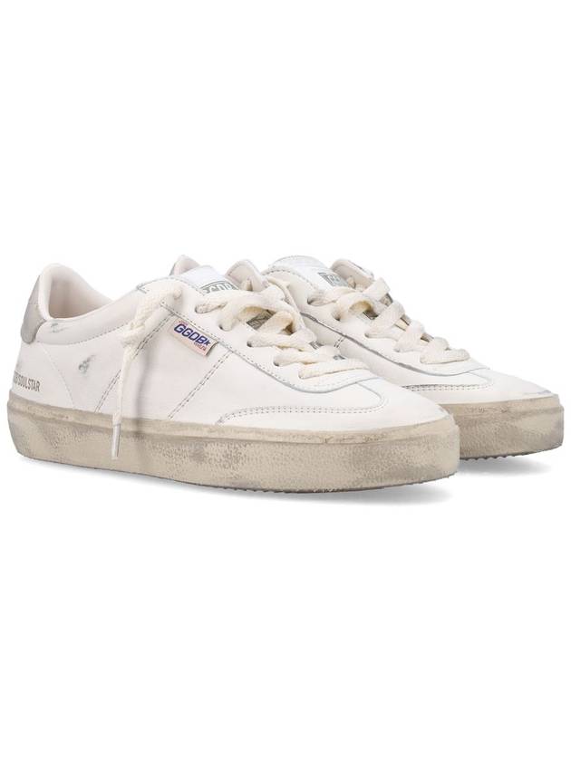 Soul Star Distressed Leather Sneakers White - GOLDEN GOOSE - BALAAN 3