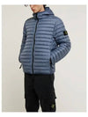 Loom Woven Chambers R-Nylon Down-TC Packable Jacket Light Blue - STONE ISLAND - BALAAN 4