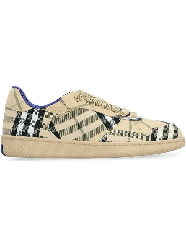 Check Low Top Sneakers Beige - BURBERRY - BALAAN 3