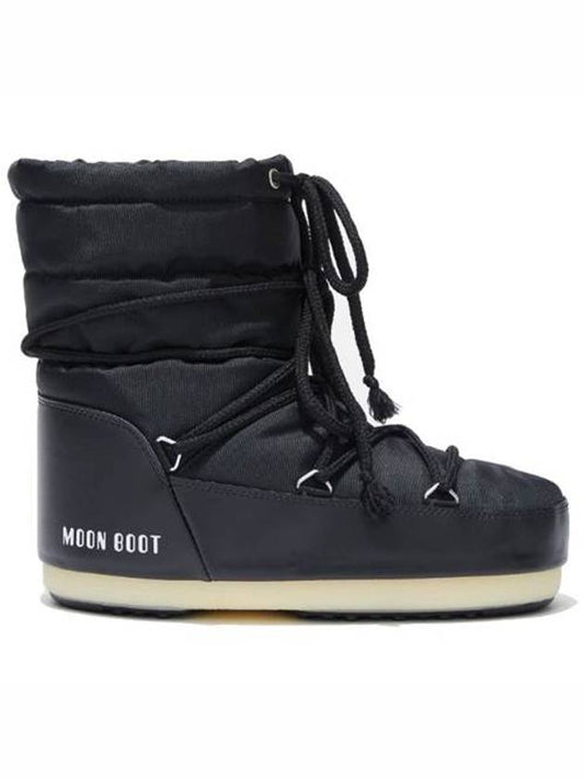 Icon Light Nylon Winter Boots Black - MOON BOOT - BALAAN.