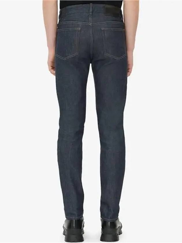 Men's Slim Fit Denim Jean Indigo Blue - MAISON KITSUNE - BALAAN 6