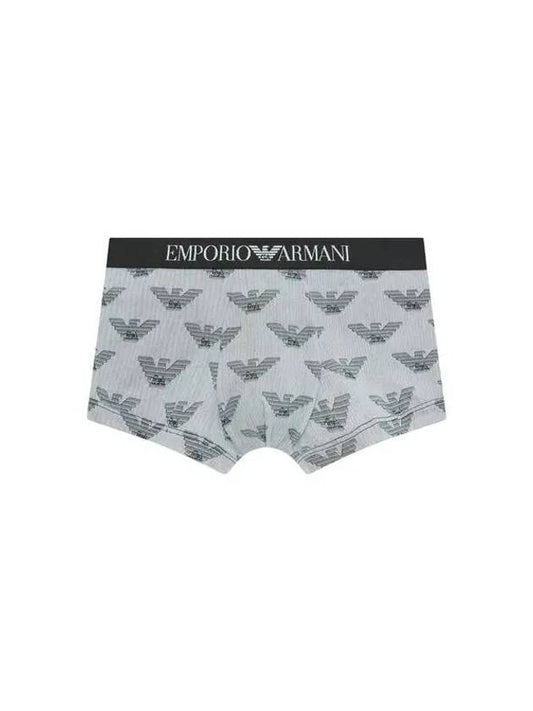 UNDERWEAR 8th Anniversary Last Armani 9 7 8 Men s Eagle Pattern Striped Drawn Black 271155 - EMPORIO ARMANI - BALAAN 1