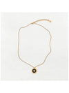 Enamel Medusa Necklace Black Gold - VERSACE - BALAAN 4