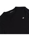 Black logo point viscose knit TEE179 - IKALOOOK - BALAAN 6