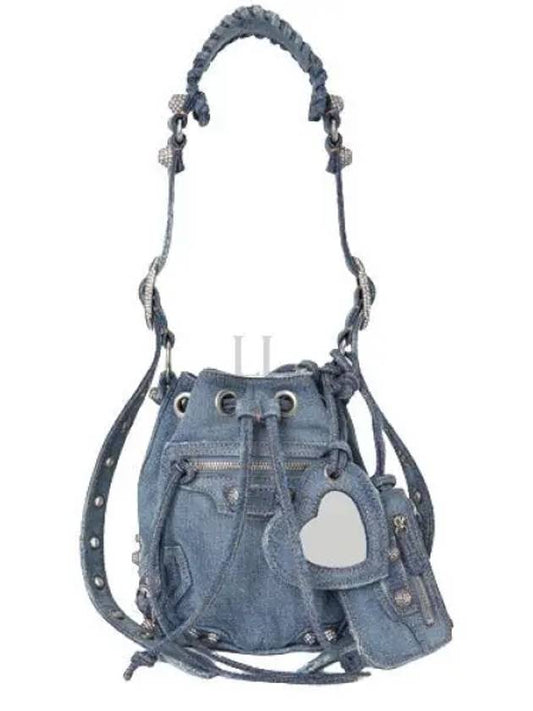 Le Cagole XS Bucket Bag Blue - BALENCIAGA - BALAAN 2