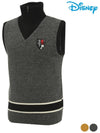 Men s wappen point high neck zip up knit vest DO4MKV030 - DISNEY GOLF - BALAAN 2