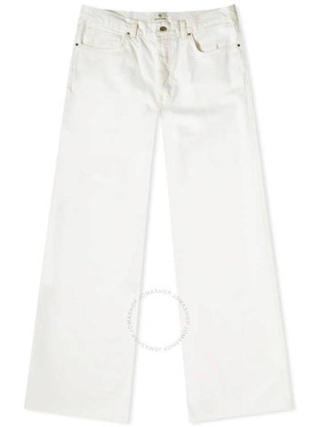 Anine Bing Ladies Ivory Hugh Wide Leg Jeans, Waist Size 27" - ANINE BING - BALAAN 1