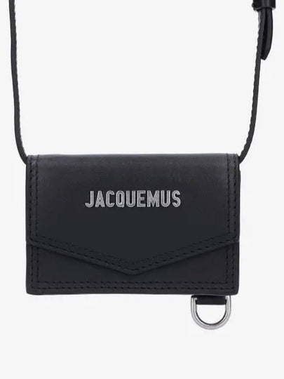 Le Porte Azur Envelope Pouch Bag Black - JACQUEMUS - BALAAN 2