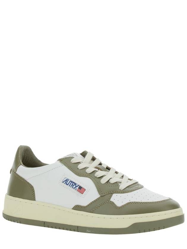 'Medalist Low' Green Sneakers With Side Logo In Leather Man - AUTRY - BALAAN 2