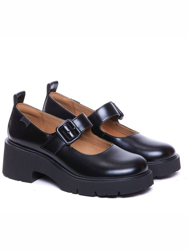 Milah Leather Mary Jane Loafer Black - CAMPER - BALAAN 5