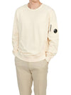 Light Fleece Sweatshirt Beige - CP COMPANY - BALAAN 5