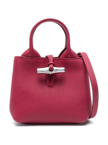 Le Roseau XS Tote Bag Beetroot - LONGCHAMP - BALAAN 1