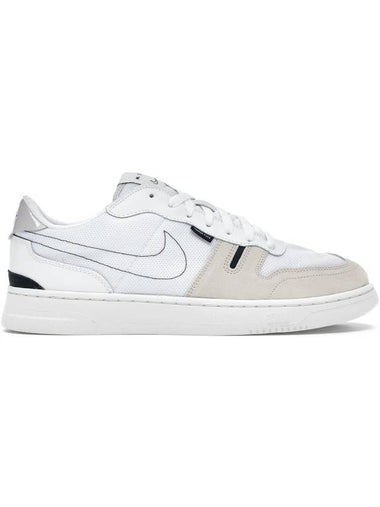 Men's Squash Type Low Top Sneakers White Grey - NIKE - BALAAN 1